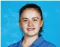  ?? ?? Erin Coull, the top matriculan­t from Rustenburg Girls’ High School, achieved an aggregate of 96.5% with seven distinctio­ns.