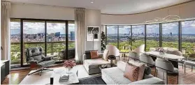  ?? Courtesy of The Parklane ?? These luxury units on top of high-rises are known for their stunning skyscape views, extra privacy, vaulted ceilings, and floor-to-ceiling windows.