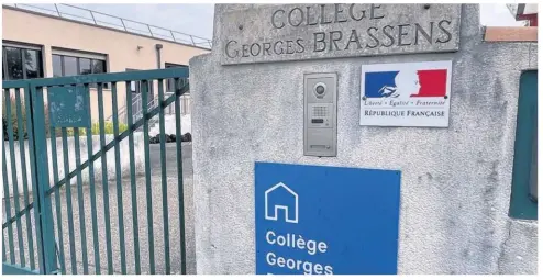  ?? Margot Delpech/archive Le Républicai­n ?? Les parents d’élèves du collège Georges-Brassens à Podensac poussent un coup de gueule : leurs enfants n’ont plus cours de français depuis des mois.