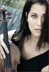  ??  ?? Violinist Jennifer Frautschi was a soloist with the Arkansas Symphony Orchestra on Sept. 30-Oct. 1 and part of a sextet on Oct. 3.