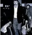  ?? PETER BUSH/STUFF ?? Keith Murdoch heads home after being expelled from the All Blacks’ European tour in 1972-73.