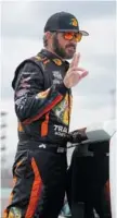  ?? AP FILE PHOTO/MARTA LAVANDIER ?? Joe Gibbs Racing driver Martin Truex Jr. could use a win Sunday at Martinsvil­le Speedway, which would make him eligible for the title in the Nov. 5 season finale.