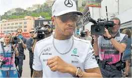  ?? AFP ?? Suspenso. “Mi destino está en mis manos”, avisó Hamilton.