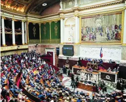  ?? AP ?? Imagen de archivo de un debate en la Asamblea Nacional francesa