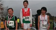  ??  ?? Tom Rene-McEnroe won bronze in the under 11 boys race.