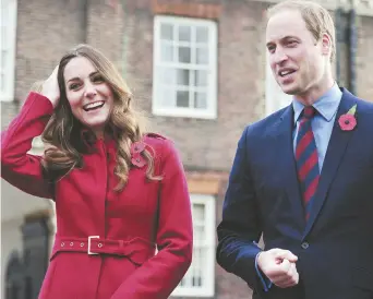  ??  ?? La duchesse de Cambridge et le prince William, en 2013. - Archives