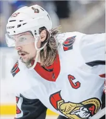  ?? TORONTO STAR FILE PHOTO ?? Erik Karlsson was still an Ottawa Senator after the NHL trade deadline and hopes to remain one for many more years.