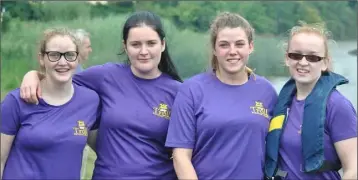  ??  ?? The Troll second class ladies who won their category at the Killurin Regatta: Sadbha Lynam, Caoimhe McGraw, Erin Crosbie and Roisin Walsh.