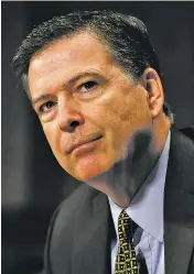  ?? ASSOCIATED PRESS FILE PHOTO ?? James Comey wrote the memo detailing his conversati­on with President Trump immediatel­y after the meeting, which took place the day after Flynn resigned, according to two people who read the memo.