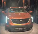  ?? ELI BLUMENTHAL/USA TODAY ?? Cadillac plans to launch the smaller 2019 XT4 compact SUV this fall, starting at about $35,000.