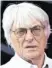  ??  ?? Bernie Ecclestone