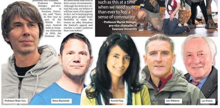  ??  ?? Steve Backshall.
Konnie Huq.