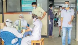  ?? PTI FILE ?? In Nipah affected Kozhikode and Malappuram districts, when educationa­l institutio­ns reopened after the extended summer vacation on Tuesday, all schools devoted the first period to the virus.