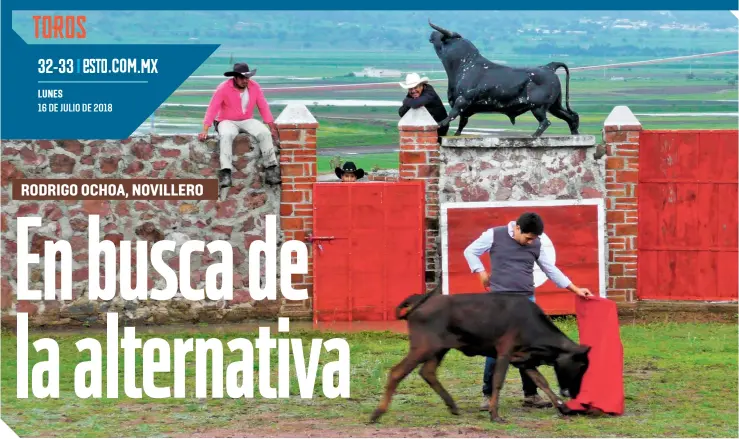  ?? FOTO: CORTESÍA MAYITO ?? En el cortijo El Caminante se celebró el primer Aniversari­o luctuoso de Félix Ochoa; su hijo, el novillero Rodrigo, mostró su buen toreo. /