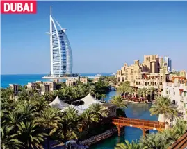  ??  ?? Lap of luxury: She treated herself to a five-star break in Dubai DUBAI