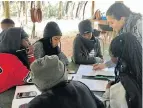  ??  ?? Matric pupils attend a revision programme at the Maretlwane Wilderness School.