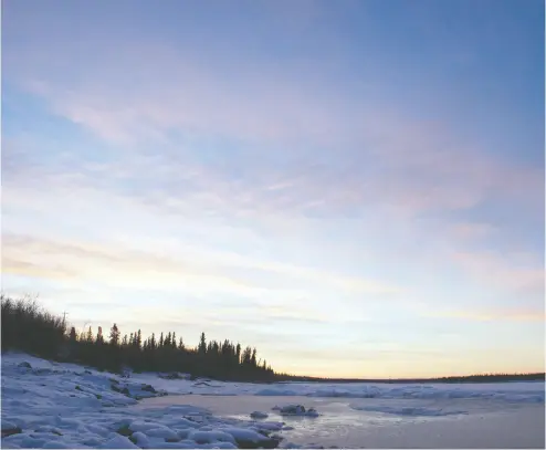  ?? JESSE SNYDER / POSTMEDIA NEWS FILES ?? The ancient flood from the prairies headed northwest to the Arctic Ocean via the Mackenzie River basin.