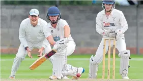  ??  ?? The batting form of Chris Greaves will be crucial for Forfarshir­e.