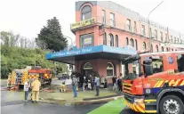 ?? PHOTO: ODT FILES ?? Blaze . . . Fire crews rushed to the Leviathan Hotel in August 2018 but staff had already extinguish­ed two fires.