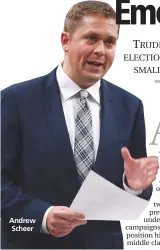  ??  ?? Andrew Scheer