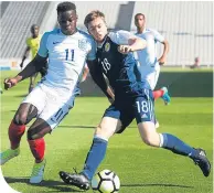  ??  ?? Craig Wighton in action against England in Toulon