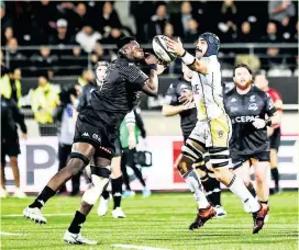  ?? Photo I. S. ?? Après leur victoire face au leader les Montois, ici Nicolas Garrault, vont devoir confirmer leur puissance face à Provence Rugby qui doit réagir après sa défaite à domicile.