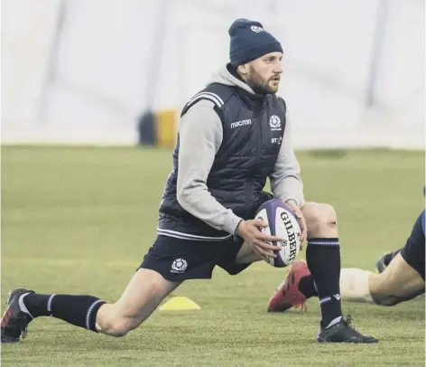  ??  ?? Finn Russell, soon to be a Racing 92 player, will be desperate to make a big impression against France at Murrayfiel­d tomorrow.