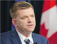  ?? DAVID BLOOM/FILES ?? An escalation of demands from Alberta politician­s like Brian Jean could end what is seen as an unfair transfer of wealth from Alberta to the rest of the federation, writes Claudia Cattaneo.