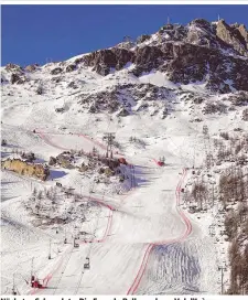  ??  ?? Nächster Schauplatz: Die Face de Bellevarde zu Val d’Isère