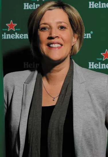  ??  ?? Sharon Walsh recently became director of global cider for Heineken