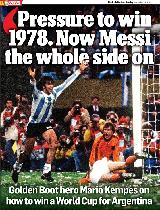 Messi carries the side': World Cup winner Mario Kempes on how to