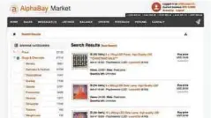  ??  ?? LAMAN sesawang AlphaBay yang menjual pelbagai jenis dadah. - Agensi