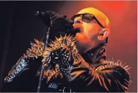  ?? AFP ?? La banda Judas Priest inyectó a los roquitos.