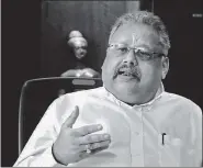  ?? REUTERS ?? Rakesh Jhunjhunwa­la says he expects to get a no-objection certificat­e from the aviation ministry in the next 15 days.