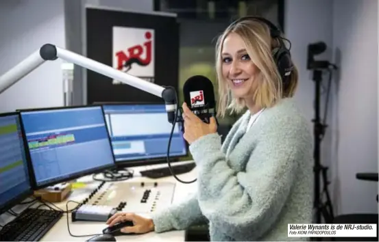  ?? Foto KIONI PAPADOPOUL­OS ?? Valerie Wynants is de NRJ-studio.