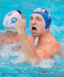  ??  ?? Gergely Kiss in action at the 2004 Athens Olympics