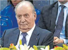  ?? FOTO: OSCAR DEL POZO/AFP ?? Ex-König Juan Carlos steht unter Geldwäsche­verdacht.