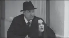  ?? ?? James Spader and Megan Boone in “The Blacklist”