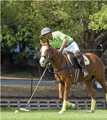  ?? Photos: Kevin Farmer ?? ARGENTINA BOUND: Macauley Adamson was chosen to represent the Internatio­nal Mixed Youth Polo team in Buenos Aires next month.