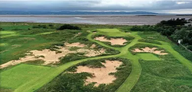  ??  ?? BUNKER UP: Royal Liverpool, Hoylake offers a warm welcome and a new short 17th hole