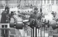  ?? PROVIDED TO CHINA DAILY ?? Beiben’s workers assemble truck axles at a factory based in Baotou, North China’s Inner Mongolia autonomous region.