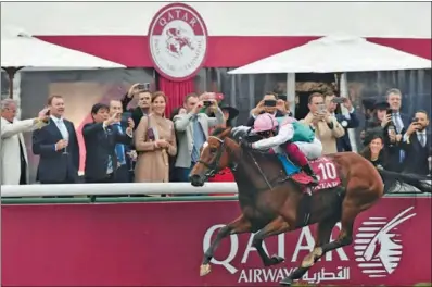  ?? (AFP) ?? English racing resumes at Newcastle where two-time Arc de Triomphe champion Enable won her first race back in November 2016.