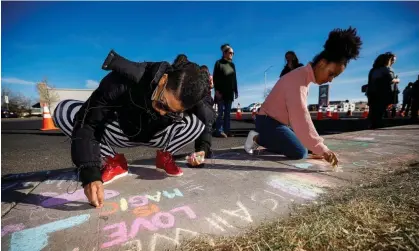  ?? Photograph: Isaiah Downing/Reuters ?? A memorial site for victims of the mass shooting at Club Q in Colorado Springs.