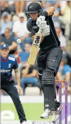  ?? Picture: AFP ?? VALUABLE INNINGS: New Zealand's Ross Taylor in action during the third one-day internatio­nal against England at the Ageas Bowl cricket ground in Southampto­n yesterday