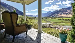  ?? Special to Okanagan Newspaper Group ?? Luxury real estate, like Seven Stone Wineries which is pictured here and listed at $6.9 million, has been somewhat insulated against interest rate hikes.