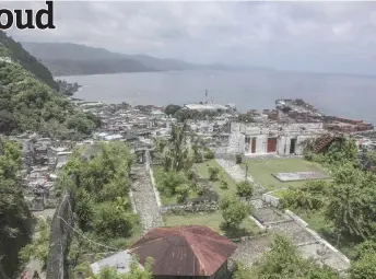  ?? — AFP photos ?? A general view of the city of Mutsamudu, the capital of Anjouan in the Comoros Archipelag­o.