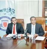  ?? ABEL UEÑA ?? Los abogados de Coraasan ofrecen detalles de la contradema­nda.