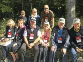  ?? PAUL POST — PPOST@DIGITALFIR­STMEDIA.COM ?? Dozens of USS Saratoga veterans and their spouses visited Saratoga National Historical Park and Saratoga National Cemetery on Friday.