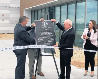  ?? ALICIA FABBRE/DAILY SOUTHTOWN PHOTOS ?? Will County’s Animal Control and Emergency Management Agency celebrated the completion of two new buildings.