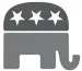  ??  ?? The elephant is the symbol of the Republican Party.